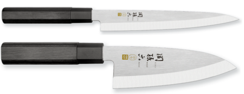 Set de 2 couteaux japonais Kai Seki Magoroku Kinju - Couteaux pour droitiers
