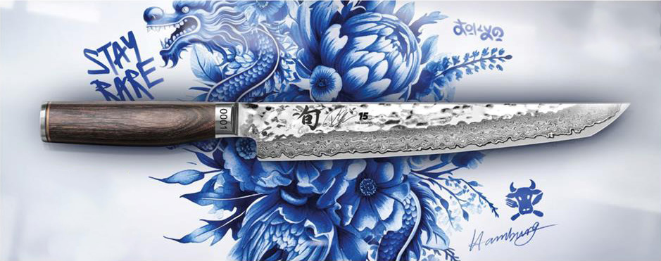 Couteau japonais Kai Shun Premier Tim Mälzer édition limitée The Legend Anniversary - Couteau tanto 25 cm